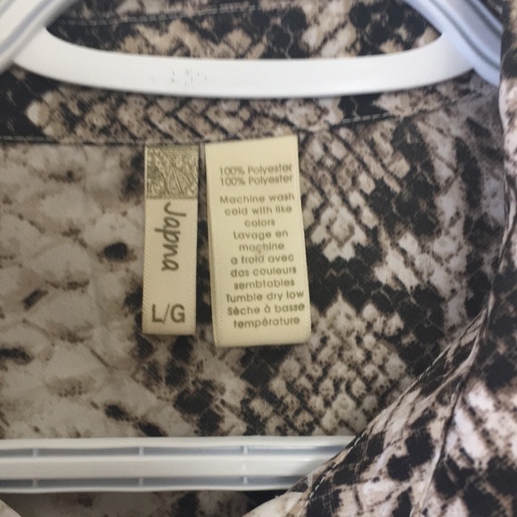 Ladies maxi ,long sleeve,snake print dress by Japna  large - Picture 2 of 14